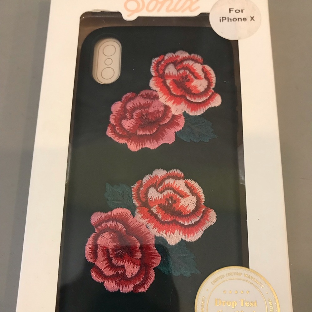 Sonix New‎ IPhone X Floral Embroidered Case